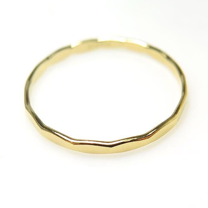 運気上昇カラー ハンマードリング/ゴールドカラー | ジュエリー春日