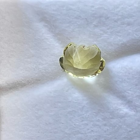 猫カット レモンクォーツ  天然石ルース 2.79ct /10.0mm×8.0mm