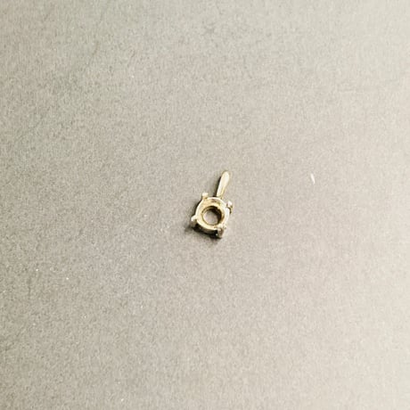【万能空枠】一粒ネックレスペンダントトップ空枠 シルバー925