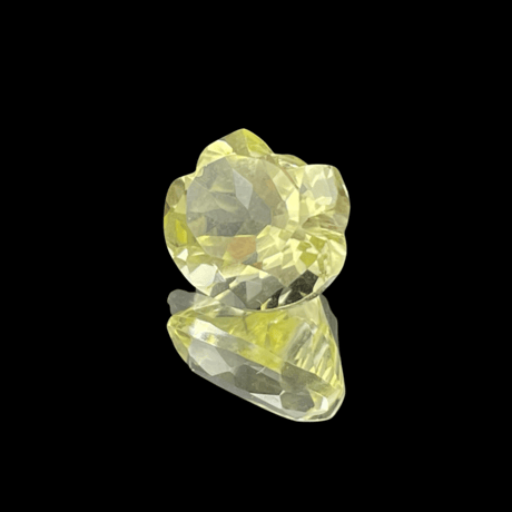 猫カット レモンクォーツ  天然石ルース 2.79ct /10.0mm×8.0mm