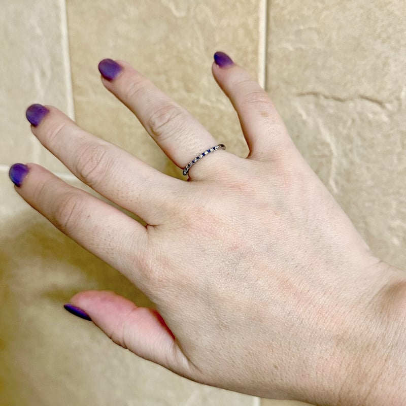 ブルーサファイア・エタニティーリング・指輪シルバー925K14YG金ゴールド 指輪 フルエタニティリング ブルーサファイア ゴールド K18 レディース