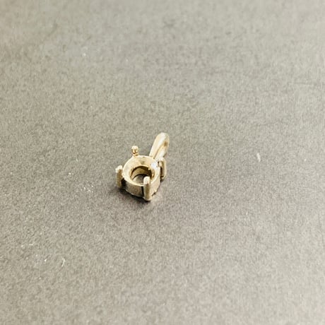 【万能空枠】一粒ネックレスペンダントトップ空枠 シルバー925