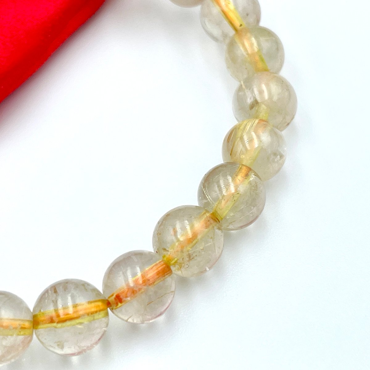 再販2】ルチルクォーツ 天然石ブレスレット｜開運 | ジュエリー春日