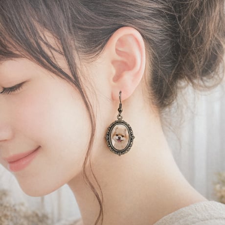 うちの子フォトピアス・イヤリング｜写真から作るオーダーメイドジュエリー
