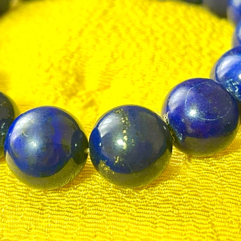 【YouTuberラファエルさん推し】ラピスラズリ ブレスレット 12mm玉 YouTuberラファエルさん推し】ラピスラズリ ブレスレット 12mm玉