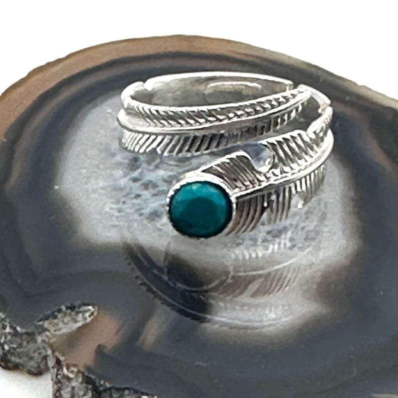 フェザーリング ターコイズ/フリーサイズ/ユニセックス | ジュエリー春日