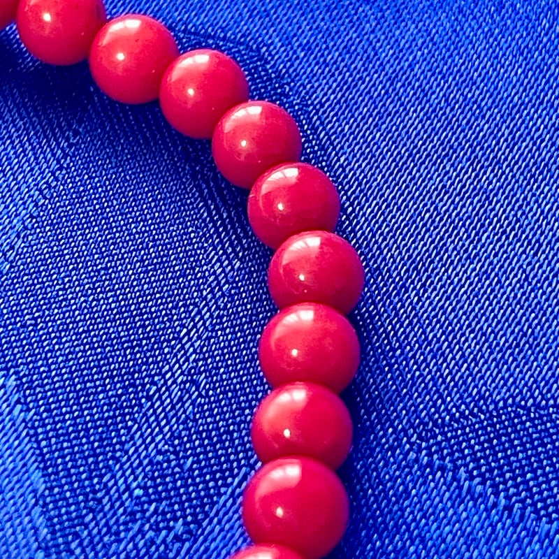 赤サンゴのブレスレット 5mm ｜安産祈願・還暦祝い ギフト 縁起物