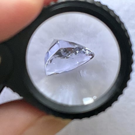 ゾイサイト 0.42ct /トリリアンカット