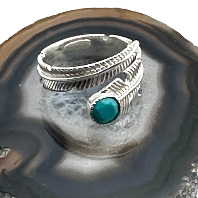 フェザーリング ターコイズ/フリーサイズ/ユニセックス | ジュエリー春日