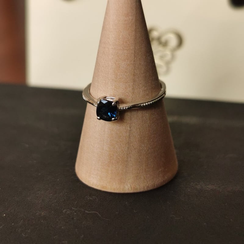 サファイア0.5ct｜一粒リング SV925 | ジュエリー春日