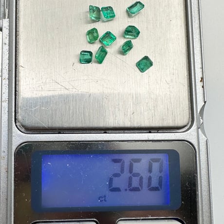 【5月誕生石】エメラルドルースセット｜10粒2.6ct