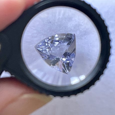 ゾイサイト 0.42ct /トリリアンカット