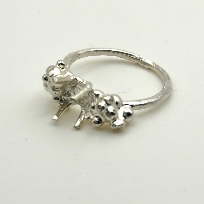 原石用に最適】リング空枠 シルバー925 | ジュエリー春日