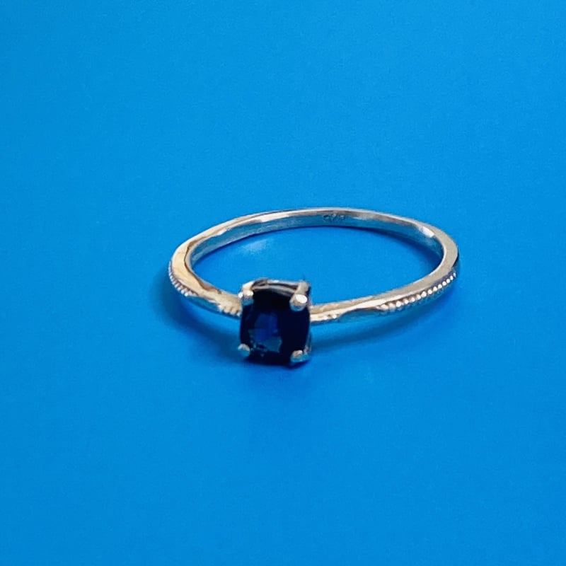 サファイア0.5ct｜一粒リング SV925 | ジュエリー春日