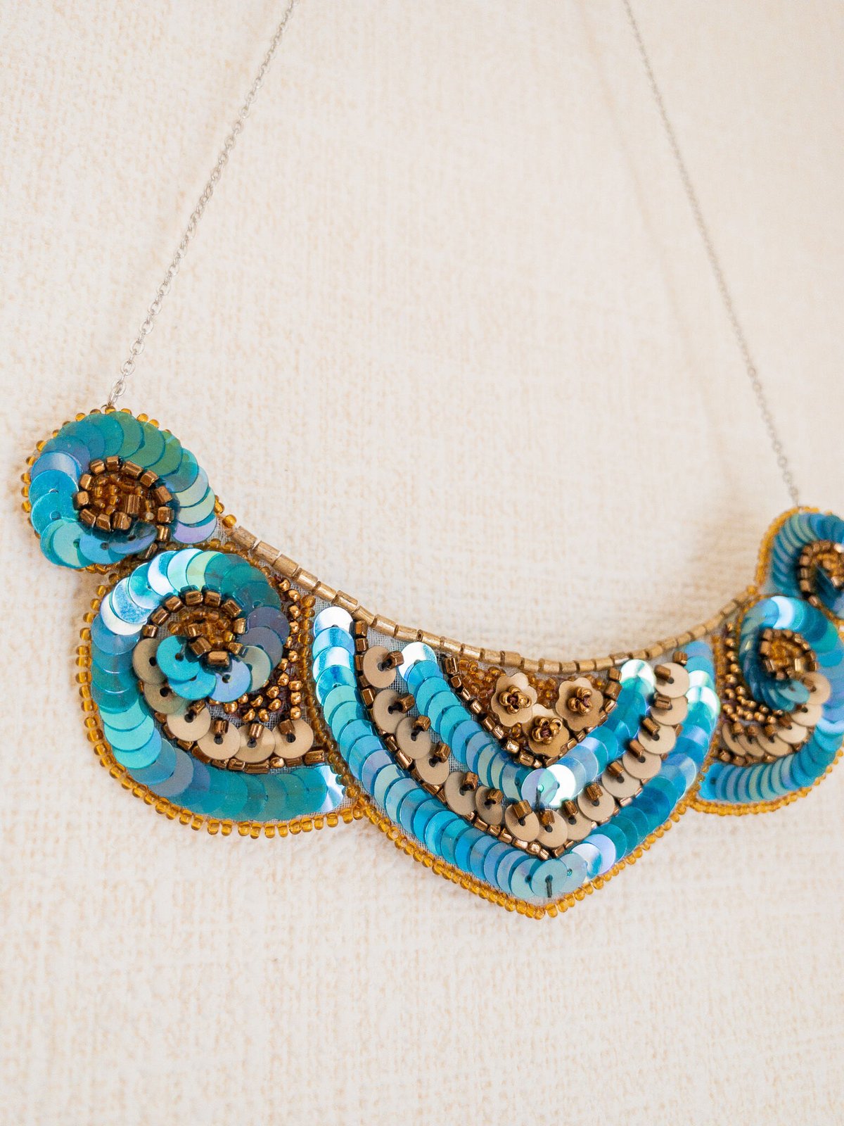 アールヌーヴォーのネックレス（オリエンタルブルー） | RÉJOUIR