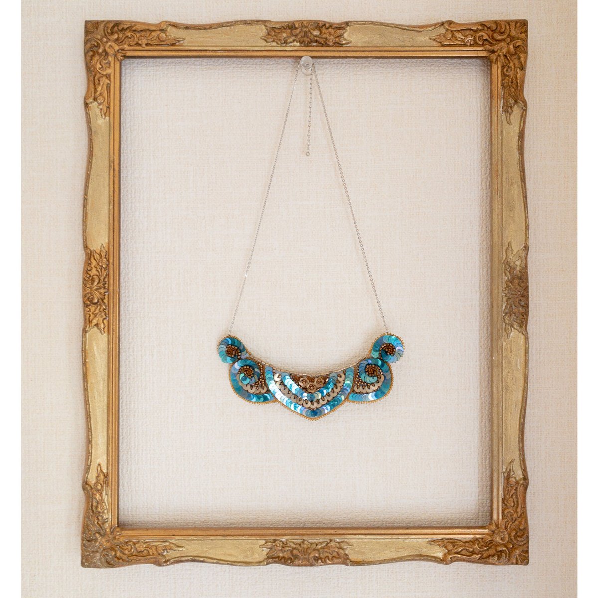 アールヌーヴォーのネックレス（オリエンタルブルー） | RÉJOUIR