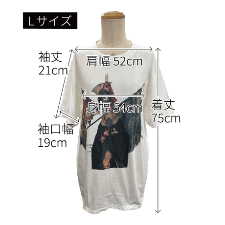KA2413 　半袖Tシャツ【 White Union Jack Police Girl 】