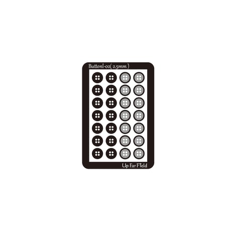 四つ穴ボタン 2.5mm