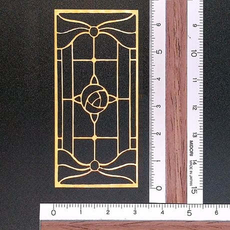 ステンドグラスミニパネルHBーMP2️⃣(1422) ステンドグラス ミニパネル フラワー・青サークル 15cm | iichi