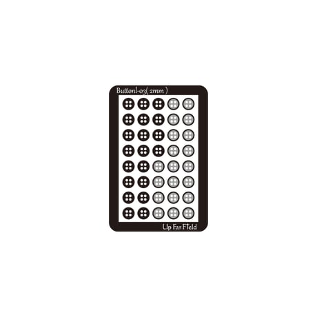 四つ穴ボタン 2mm