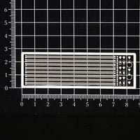 銀 ファスナー (開) 1.5mm