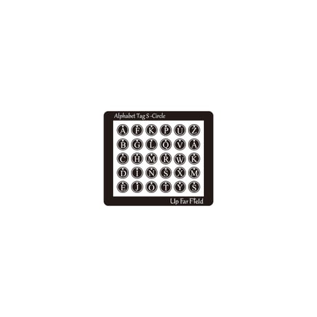 アルファベットタグ 丸 (小)
