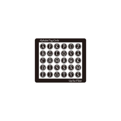 アルファベットタグ 丸 (大)