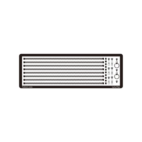 金 ファスナー (閉) 1.2mm