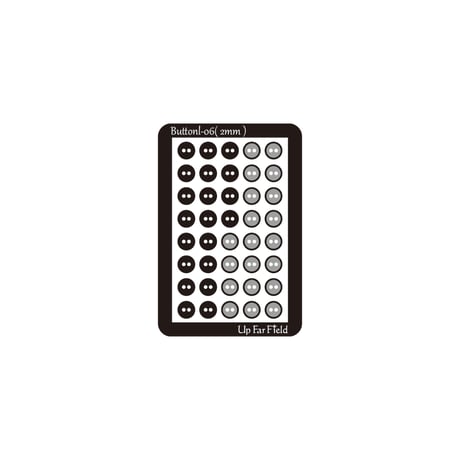 二つ穴ボタン 2mm