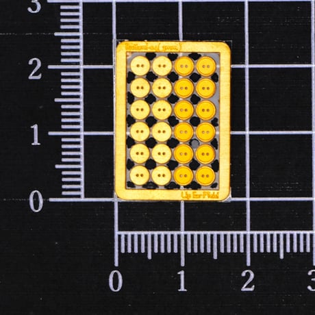 二つ穴ボタン 3mm
