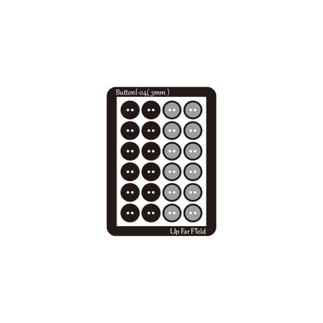 二つ穴ボタン 3mm