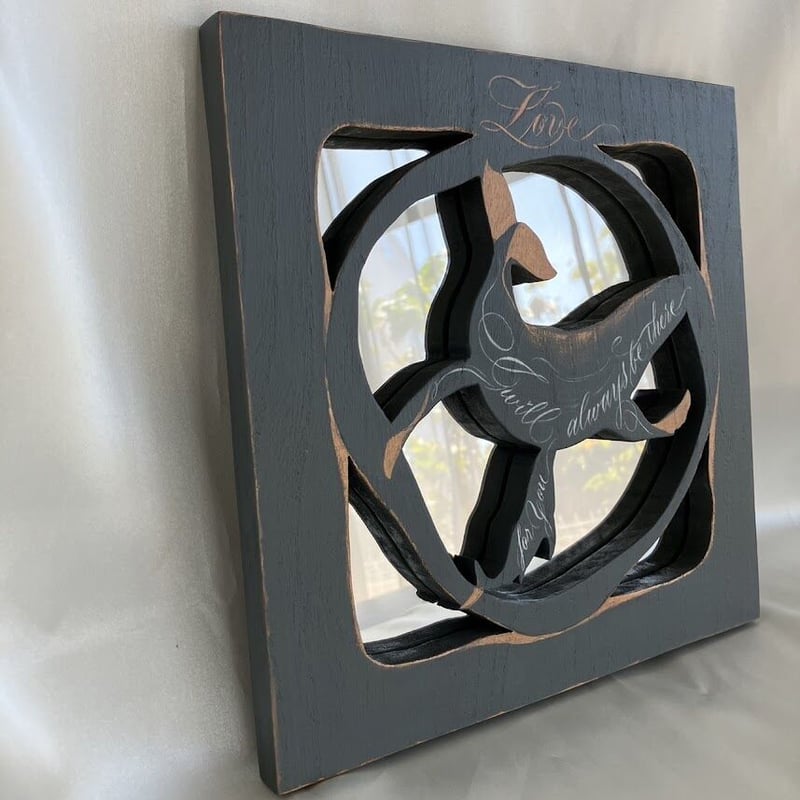 インテリアミラー」作品No1 クジラの母子 | Lush Life