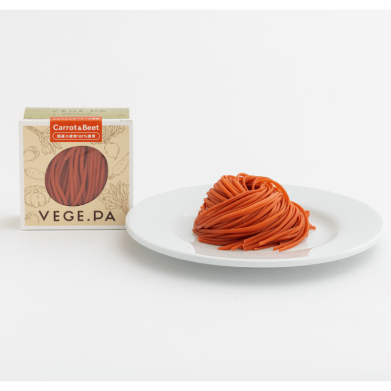 spaghetti vabune!　3枚セット　まとめ売り ベジパ Linguini -にんじん- | VEGE.PA Online Shop