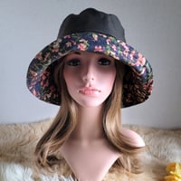 薄手オリーブカラーcotton★ひとつ持っていると便利なプレーン帽子★約61.5㎝