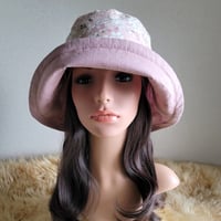 桜★優しいピンク×くすみピンク★62㎝★ひとつ持っていると便利なプレーン帽子