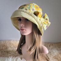ビタミンカラー★向日葵★約59.5㎝★フィット hat×リボン