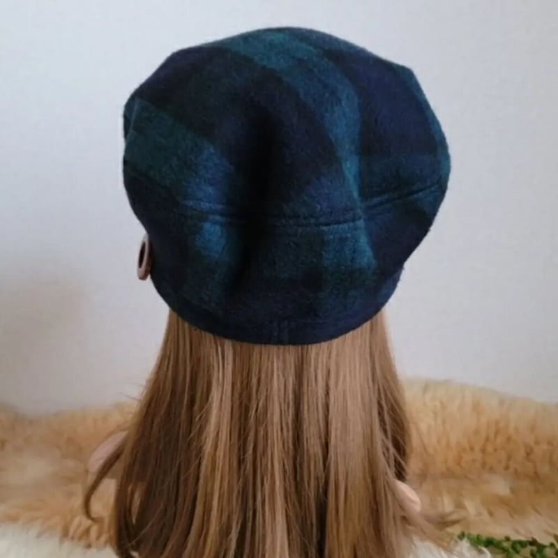 もっと 大きいサイズ 約62cm しっかり厚地wool マリン