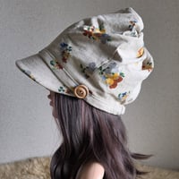 ナチュラル×flower★60cm★みんなに 見せたい 渦巻くback スタイル