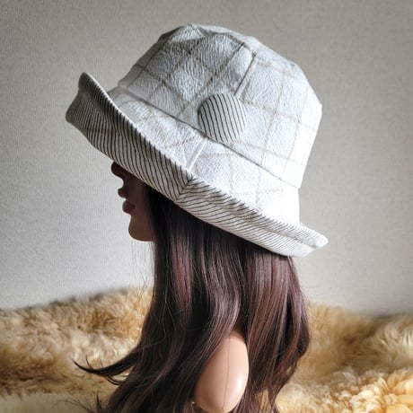 しっかりcottonホワイト★ひとつ持っていると便利なプレーン帽子