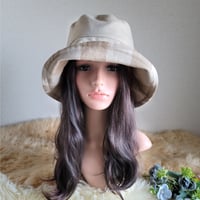ビッグくるみボタン★ひとつ持っていると便利なプレーン帽子