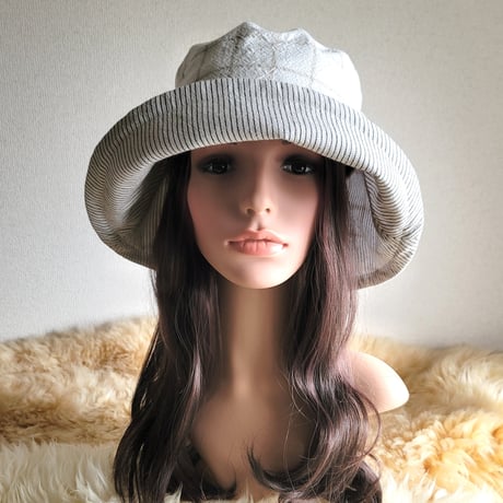 しっかりcottonホワイト★ひとつ持っていると便利なプレーン帽子