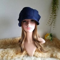 きらり  ゴールド 渦巻くback スタイル★ツイストキャスケット★ゴールド ラメ