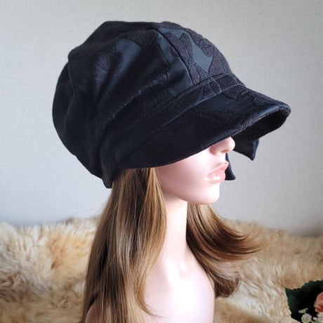 みんなに 見せたい 渦巻くback スタイル★約60㎝★ 艶リボン　BLACK