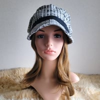 ★最終★みんなに 見せたい 渦巻くback スタイル★ ゆったり大きめサイズ★ツイスト　キャスケット