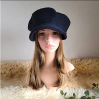 ふわりと 優しい★58㎝★ マリン キャスケットネイビー