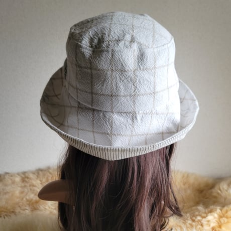 しっかりcottonホワイト★ひとつ持っていると便利なプレーン帽子