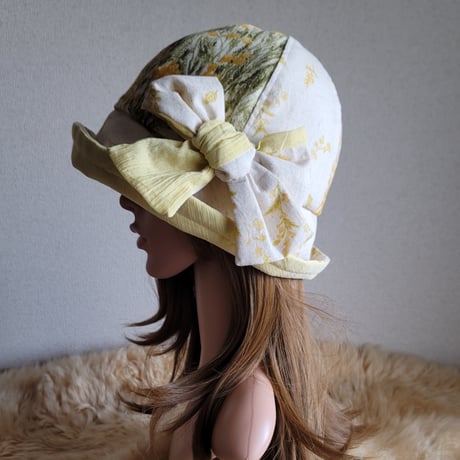 彩り★ミモザ★フィット hat×リボン