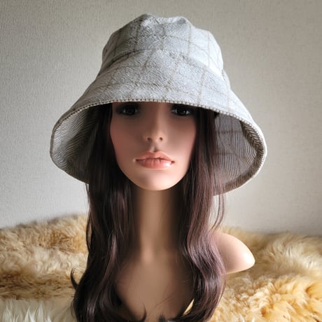 しっかりcottonホワイト★ひとつ持っていると便利なプレーン帽子