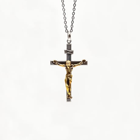 J-SKULL CROSS PENDANT