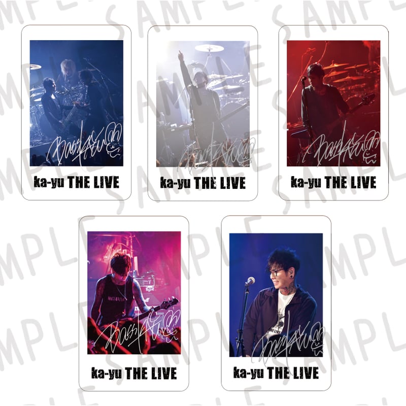 ka-yu THE LIVEチェキ風プラスチックカードVol.4（ブラインド